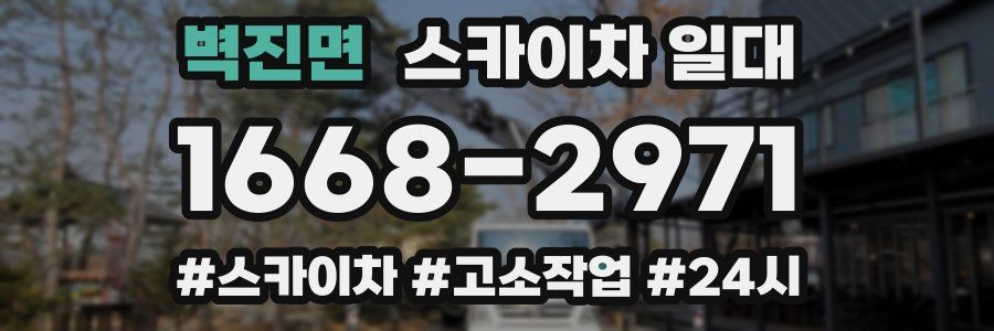 벽진면 스카이차 일대