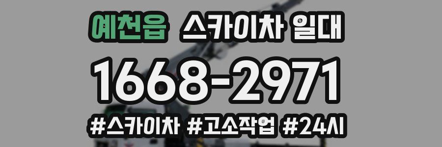 예천읍 스카이차 일대