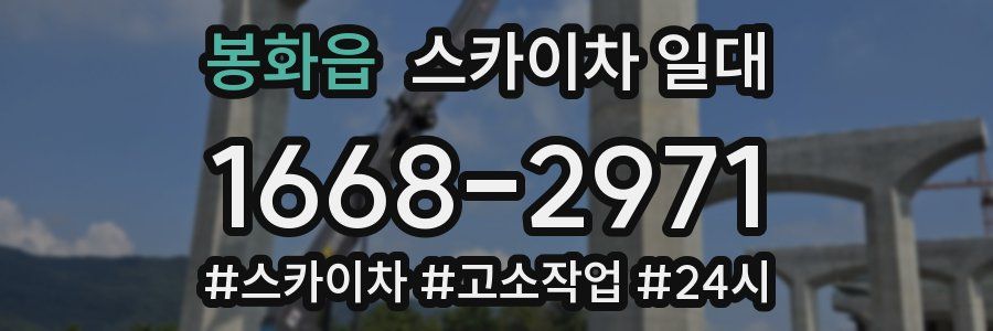 봉화읍 스카이차 일대