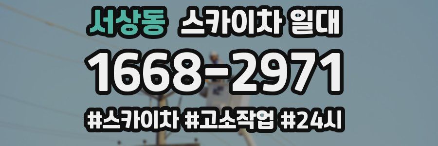서상동 스카이차 일대