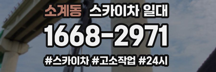 소계동 스카이차 일대