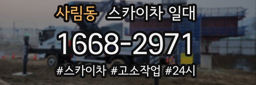 사림동 스카이차 일대