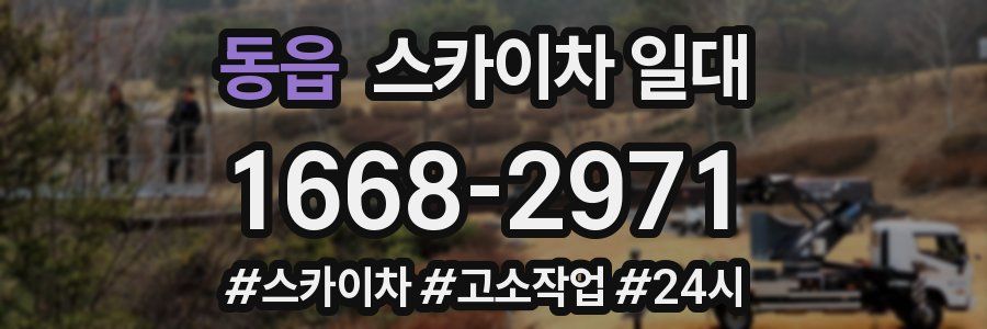 동읍 스카이차 일대