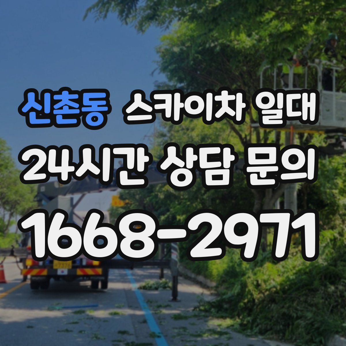 신촌동 스카이차 일대