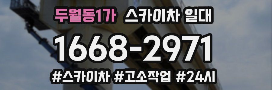 두월동1가 스카이차 일대