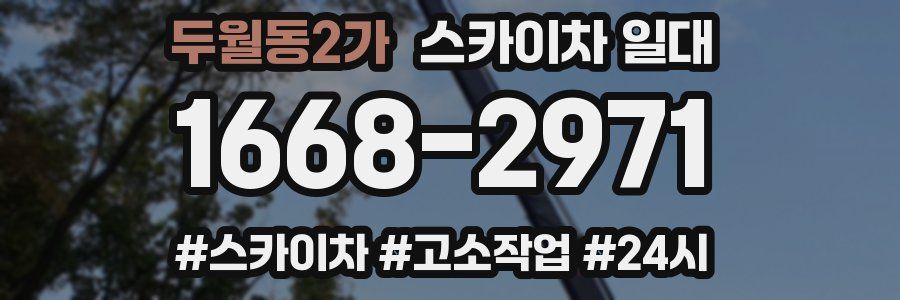 두월동2가 스카이차 일대