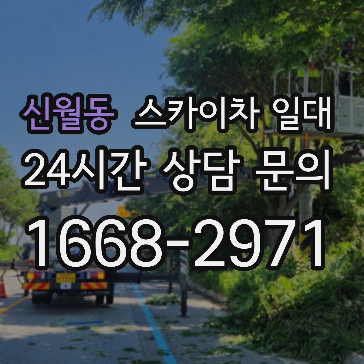 신월동 스카이차 일대