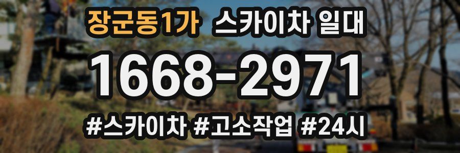 장군동1가 스카이차 일대