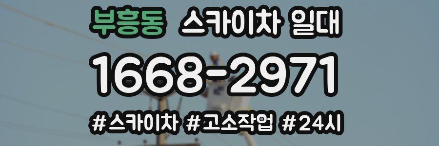 부흥동 스카이차 일대