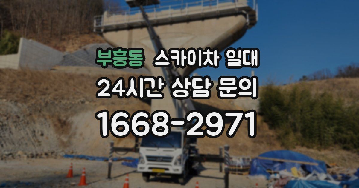 부흥동 스카이차 일대
