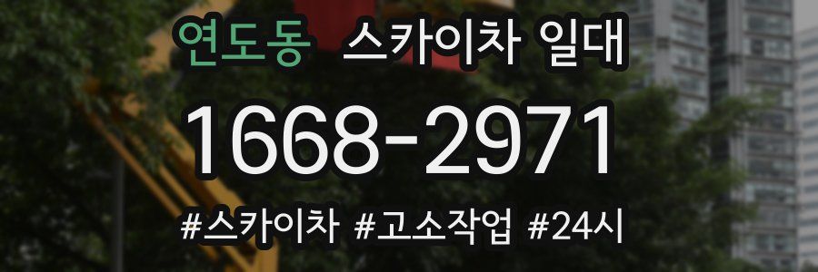 연도동 스카이차 일대