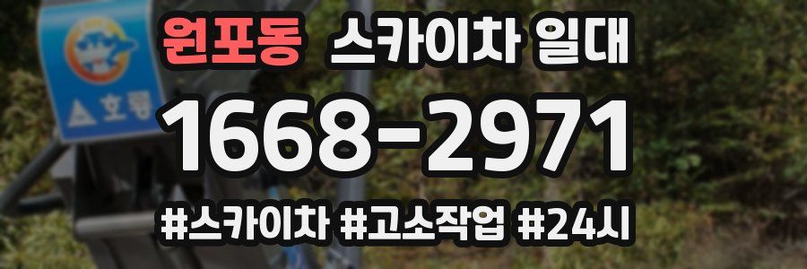 원포동 스카이차 일대