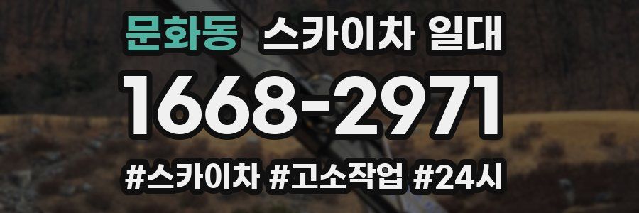 문화동 스카이차 일대