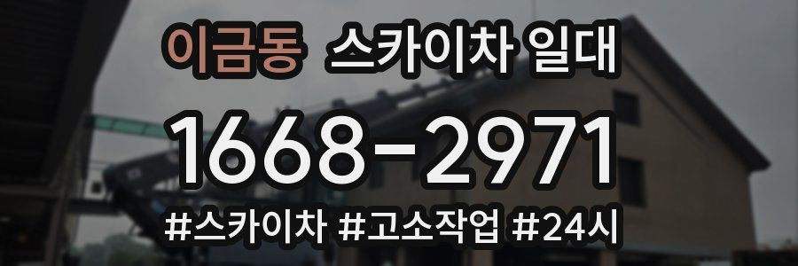 이금동 스카이차 일대