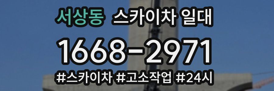 서상동 스카이차 일대