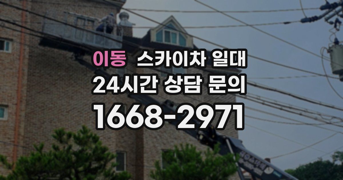 이동 스카이차 일대