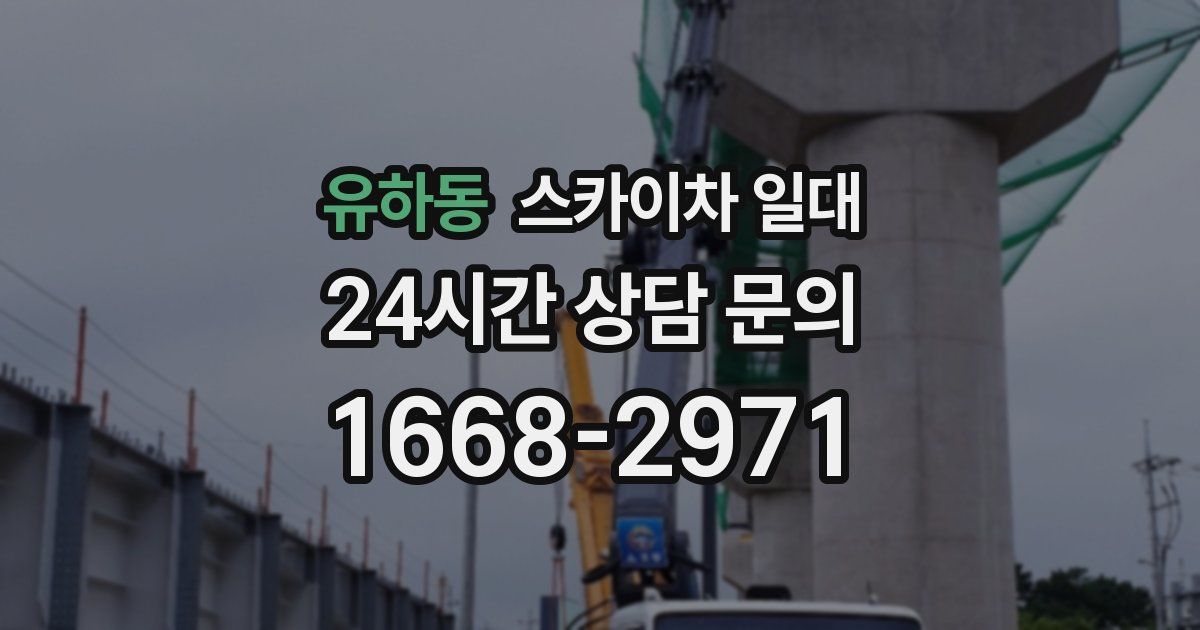 유하동 스카이차 일대