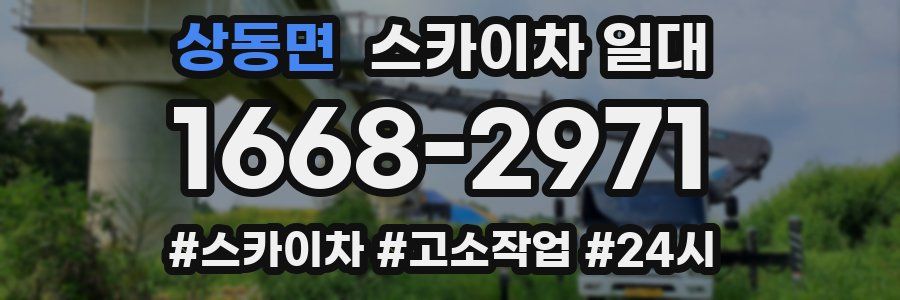 상동면 스카이차 일대