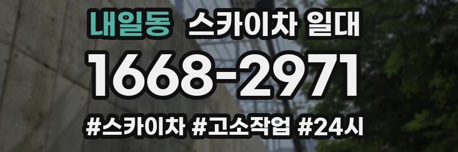 내일동 스카이차 일대
