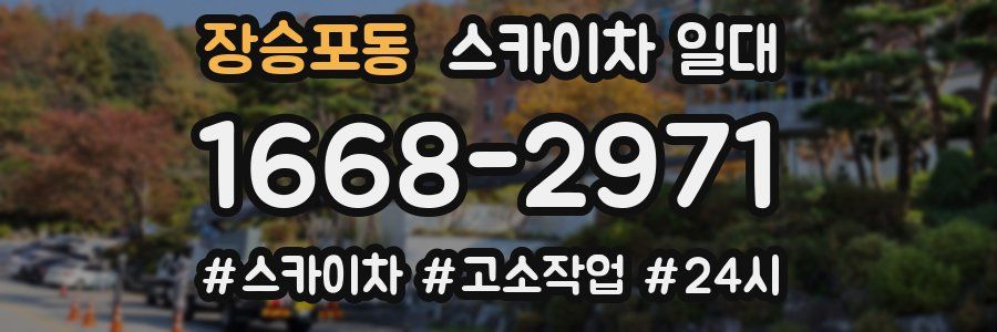 장승포동 스카이차 일대