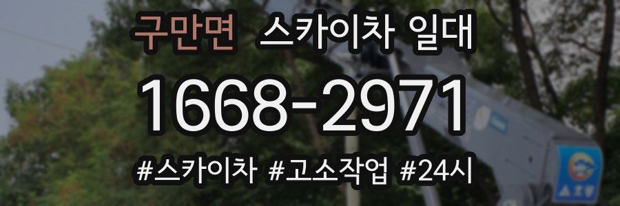 구만면 스카이차 일대