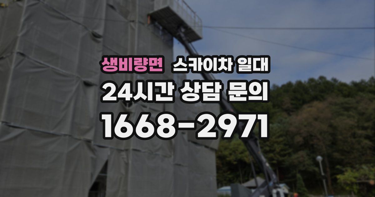 생비량면 스카이차 일대