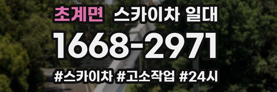 초계면 스카이차 일대