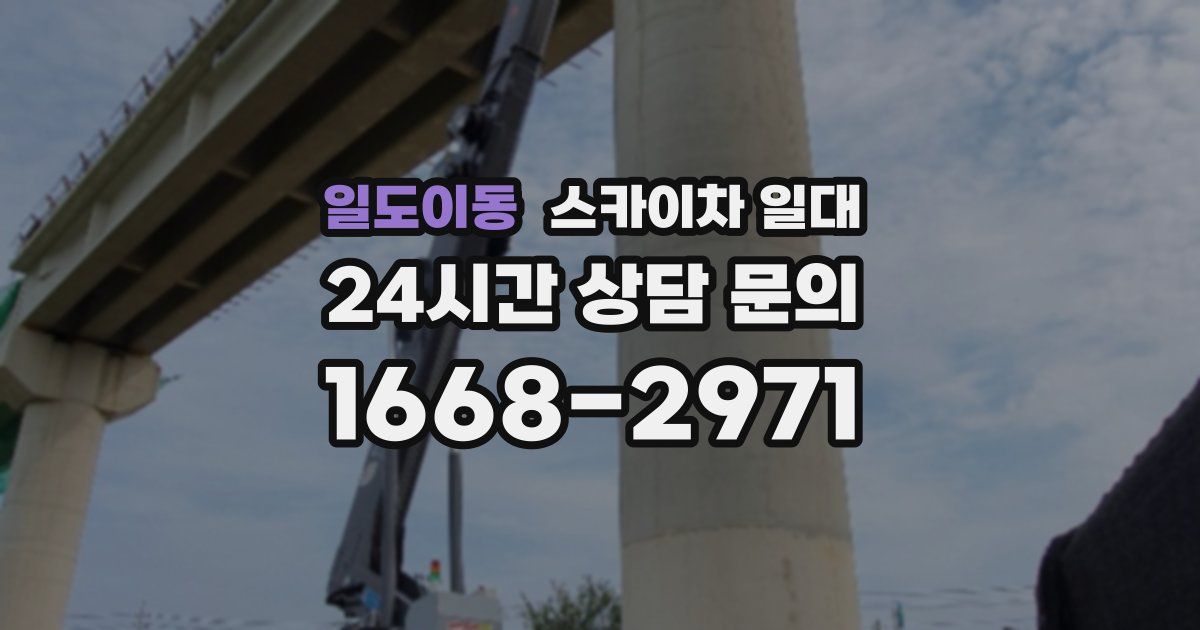 일도이동 스카이차 일대