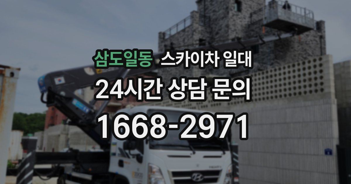 삼도일동 스카이차 일대
