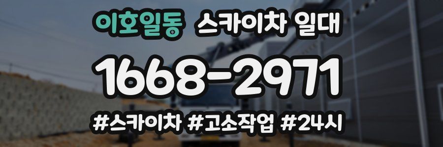이호일동 스카이차 일대