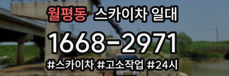 월평동 스카이차 일대
