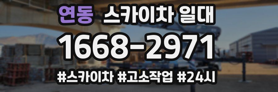 연동 스카이차 일대