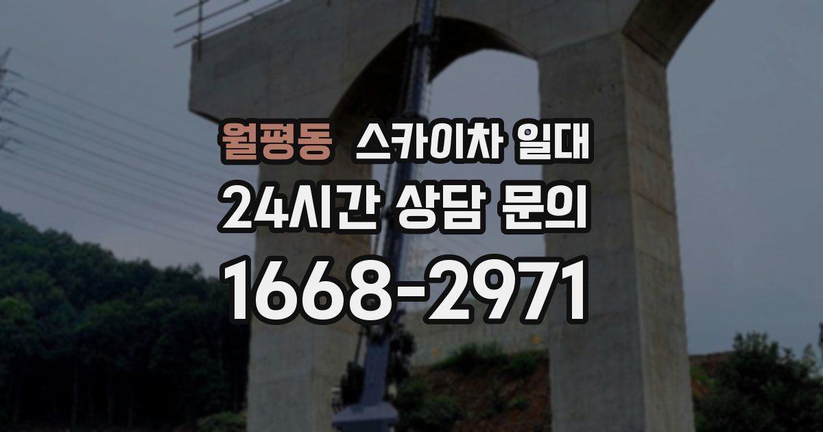 월평동 스카이차 일대