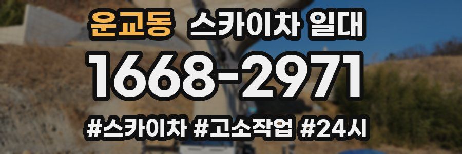 운교동 스카이차 일대