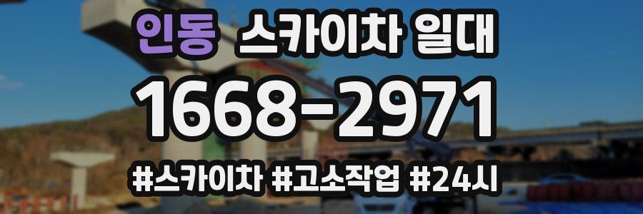 인동 스카이차 일대