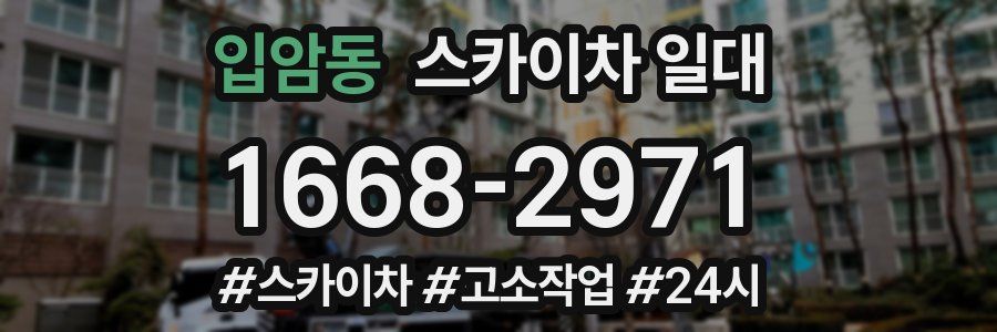 입암동 스카이차 일대