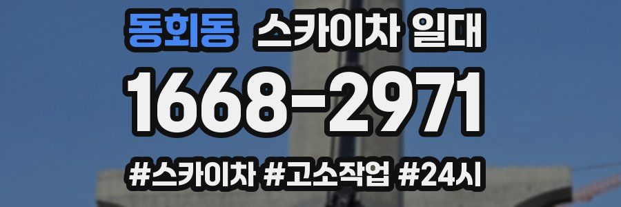 동회동 스카이차 일대