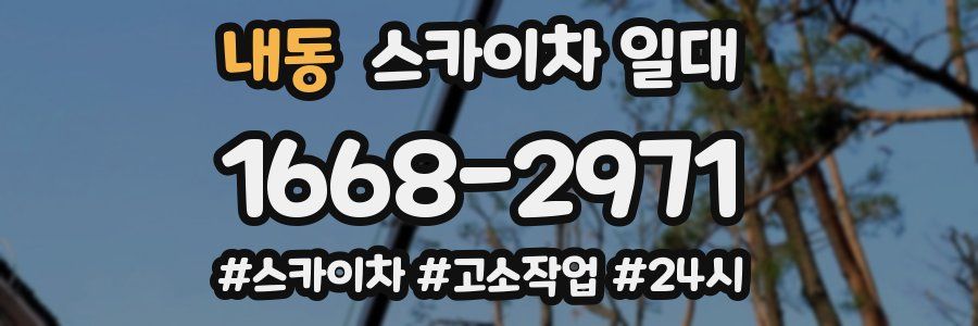 내동 스카이차 일대