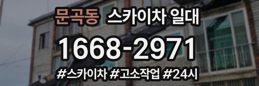 문곡동 스카이차 일대