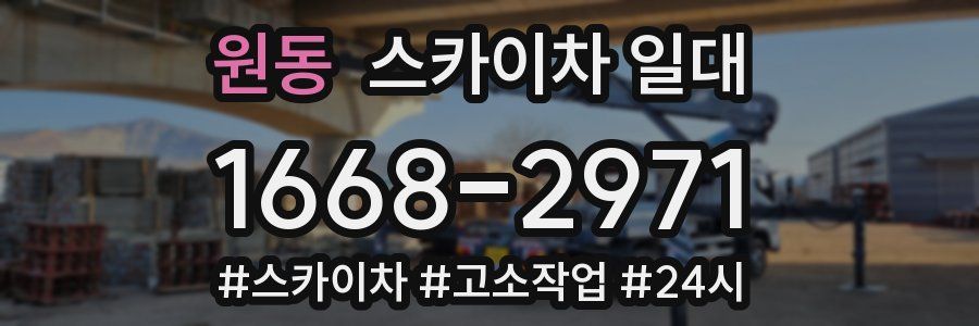 원동 스카이차 일대