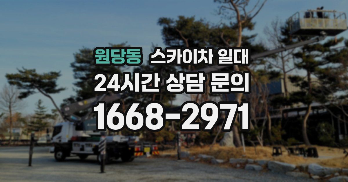 원당동 스카이차 일대