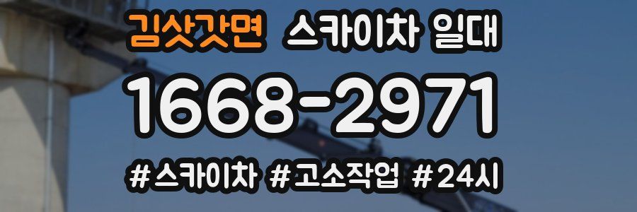 김삿갓면 스카이차 일대