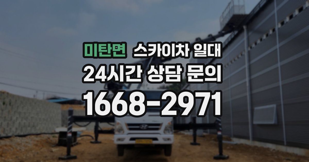 미탄면 스카이차 일대