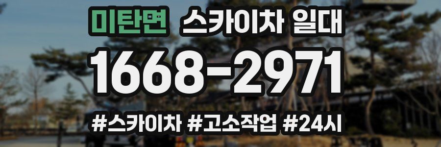 미탄면 스카이차 일대