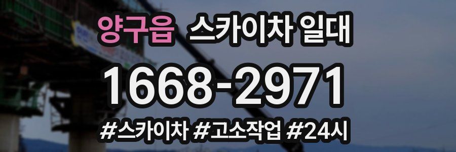 양구읍 스카이차 일대