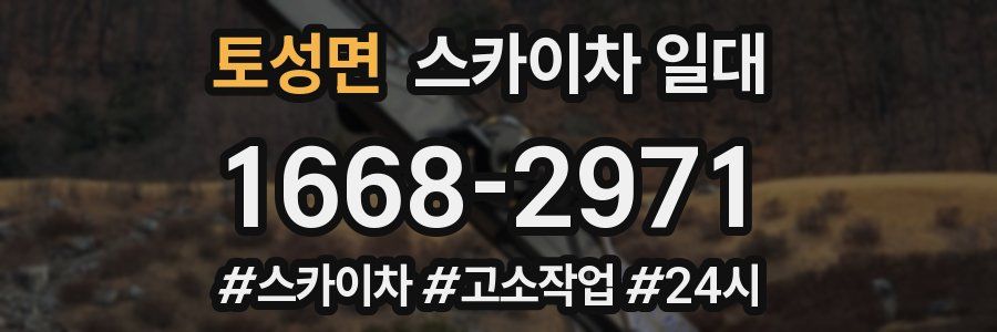 토성면 스카이차 일대
