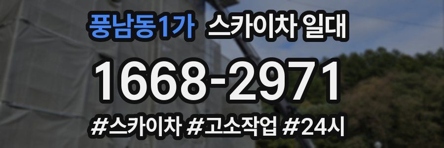 풍남동1가 스카이차 일대
