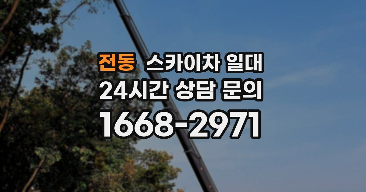 전동 스카이차 일대