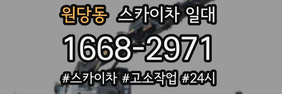원당동 스카이차 일대