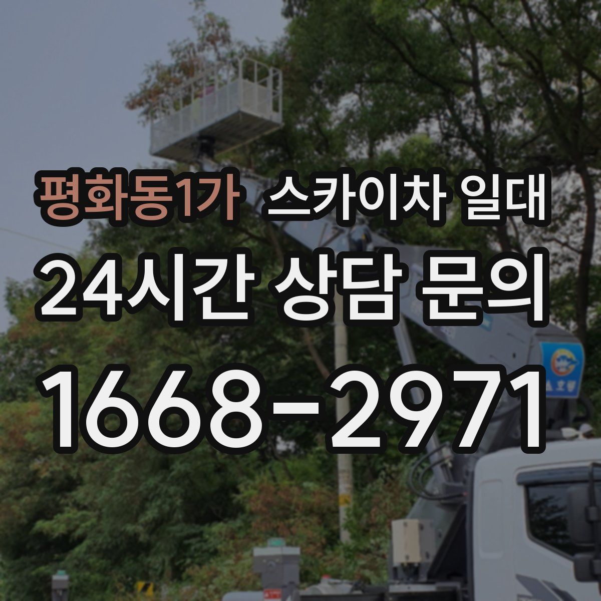 평화동1가 스카이차 일대